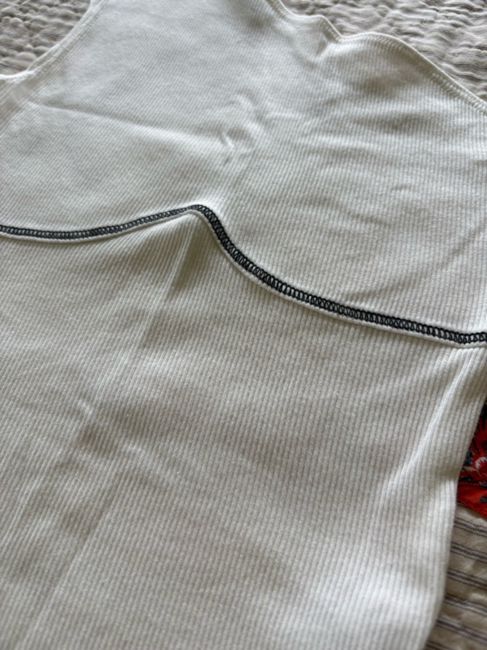 Reformation Ciara One Shoulder Ribbed Top - Picture 4 of 7